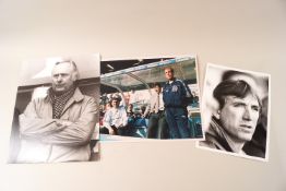 Football - Managers 8 x 10" and smaller Press photos, including Clough, Taylor, Venables,