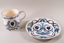 A Wedgwood commemorative mug and plate for the wedding of HRH The Prince of Wales and Lady Diana