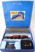 A Hornby Dublo EDG7 tank goods train set with a black 69567 locomotive,