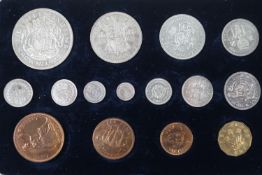 A Royal Mint 1937 specimen set of 15 coins in original case