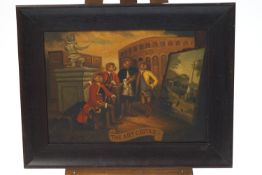 Victorian School Style, The Art Critics, oil on canvas,