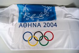 Olympics - Athens 2004, Promotional Flag, 52" x 36", Sydney 2000, related posters,
