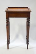 A Victorian mahogany small writing table,