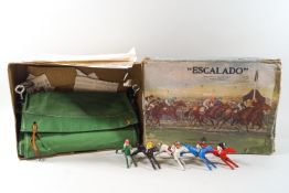 A vintage boxed Escalado horse racing game.