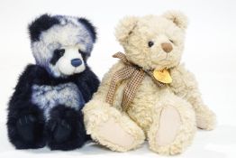 Two Charlie Bears, 'Nora', 37cm high and 'Tiffy', 35cm high,