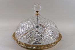A Waterford cut glass ceiling light,