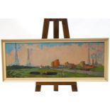Sarah Stride, Avonmouth, oil on canvas, signed and dated 1960 lower right,