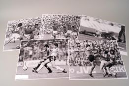 Football - 1982 World Cup, 8 x 10" and smaller Press photographs,