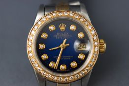 A ladies Rolex Oyster Perpetual Datejust,