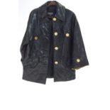 A Chanel boutique leather jacket, approximately size 16,