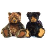 Two Charlie Bears, 'Chester', 46cm high, and 'Tristan', 45cm high,