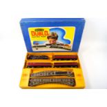 A Hornby Dublo EDG14 tank goods train set with a black 80054 locomotive,