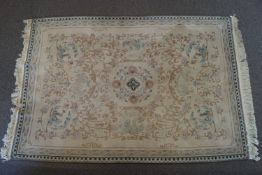 A modern Chinese wool rug,