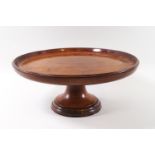 A Victorian mahogany lazy Susan,