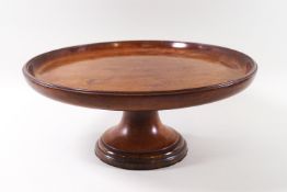 A Victorian mahogany lazy Susan,