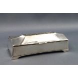 A WMF silver plated four compartment stamp box,