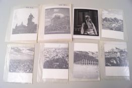 Photographs - a collection of celluloid negatives with contact prints by Gilmour etc, Rome,