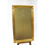 A 20th century mirror with gilt frame