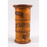 A 19th century Treen three section spice tower,