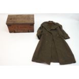 A WWII great coat, having belonged to the aviator, Sir Thomas Octave Murdoch Sopwith (1888-1989),