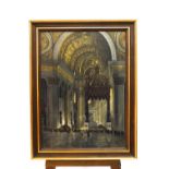 Laurence Irving, The Baldechino, St Peter's, Rome oil on canvas, 79.