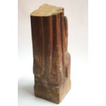 Ron Olley, a wooden sculpture,