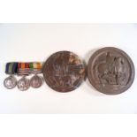 A group of three medals : Cape of Good Hope with Basutoland to PTE A PRITCHARD,