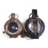 A WWII military issue compass, stamped T G Colt, London,