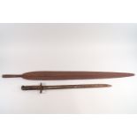 An Assegai head, 83cm long,