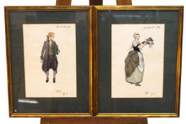 Laurence Irving, Costume designs, the Broken Jug, Clerk and Meg costume designs.