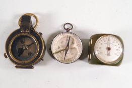 A Rolex thermometer in a bakelite dice,