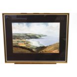 Sidney Perrin, A coastal scene, watercolour, signed bottom left.