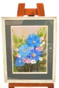 C Beintler, Flowers, watercolour, signed lower right, a pair, both 51cm x 37cm.