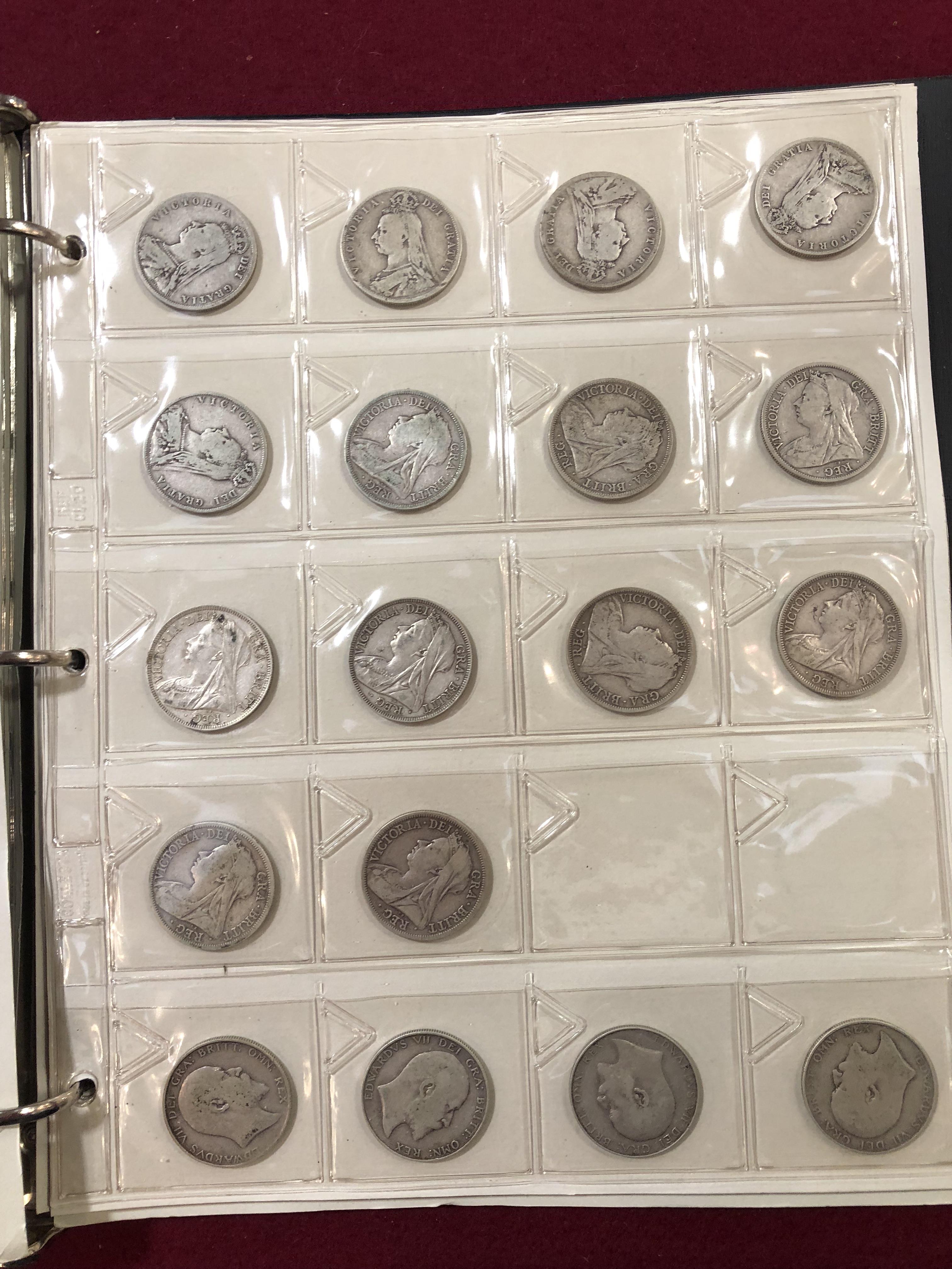 Two albums of coins and two associated boxes of similar - Image 26 of 30