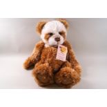 A Charlie bear, 'Hot Cross Bun', 45cm high, with tags, limited edition Number 2139 of 4000,