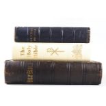 A Victorian Holy Bible by Rev Brown, clasped and illustrated,