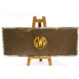 A G W R enamel sign, reportedly ex-Evercreech station,