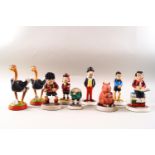 Nine boxed Robert Harrop Beano Dandy figures, BD01, 04, 15, 20, 26, 28, 29, 30 (x2), Wilfrid......