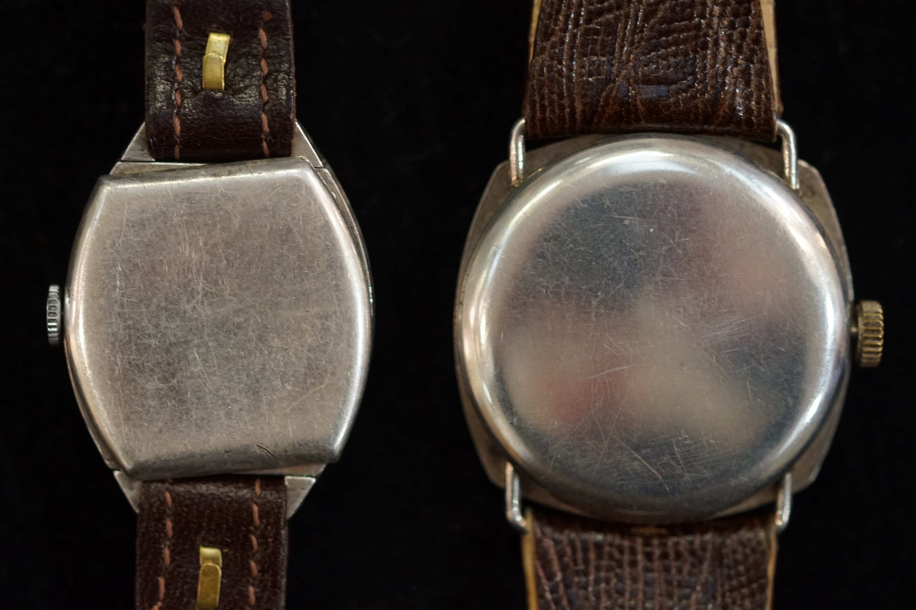 A selection of two wristwatches having manual wind movements and sterling silver cases. - Image 3 of 3