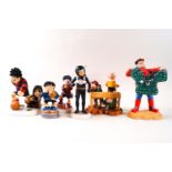 Five boxed Robert Harrop Limited Edition Beano Dandy figures BDE 05 & 07, BSK50, BDS13,