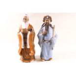 Two Chinese Shiwan (mud man) figures,