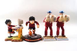 Ten boxed Robert Harrop figures, 'The Real Beano Gear' etc, DLE50, Dennis 50th Anniversary,