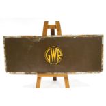 A G W R enamel sign, reportedly ex-Evercreech station,