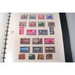 Three green presentation stamp albums of German and East Germany mint/used stamps,