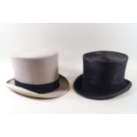 Two boxed Top hats,