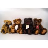 A Fifth Anniversary 2011 Charlie Bear, 'Anniversary Thomas', 40cm high, and 'Edward' 48cm high,