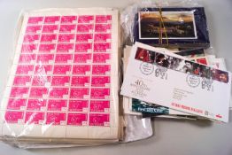 An extensive box of assorted World stamps and First Day Covers