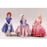 Three Royal Doulton figures,