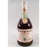 A bottle of 70% proof Bisquit Dubouche and Company fine champagne VSOP Cognac,