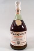 A bottle of 70% proof Bisquit Dubouche and Company fine champagne VSOP Cognac,